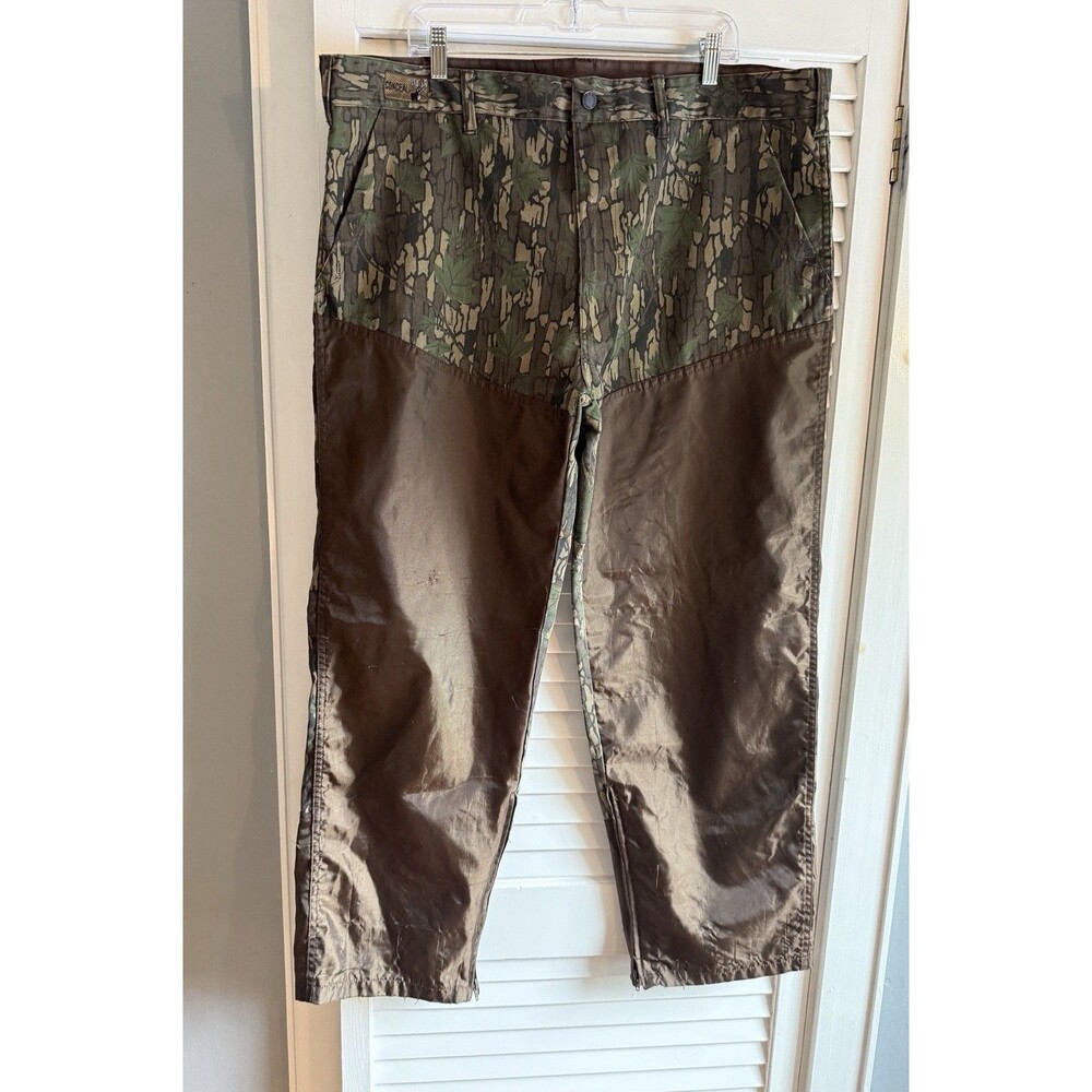 VTG Winchester Conceal Brush Guard Tree Bark Camo Hunting Pants Men's 42x31